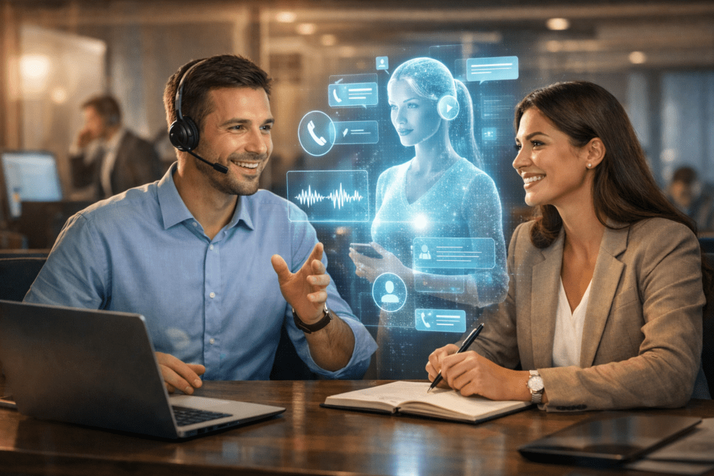 Learn how AI voice agents are transforming customer service and operations in the US and UK by managing rising workloads, improving efficiency, and supporting human teams at scale.