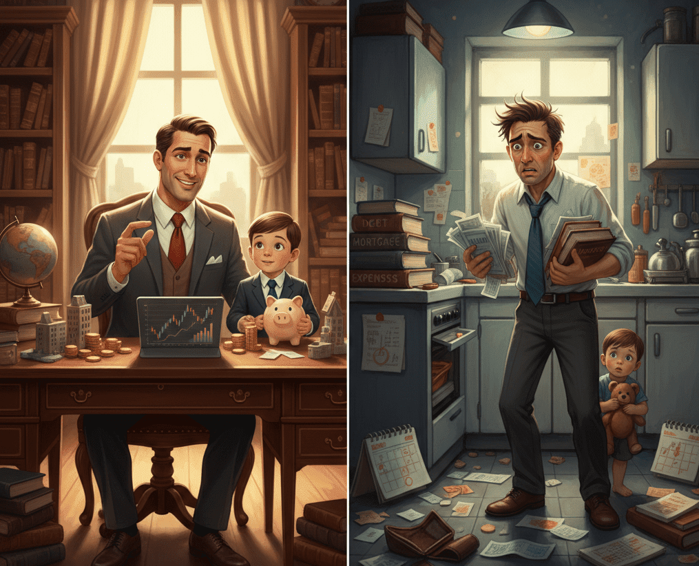 Rich Dad Poor Dad two Paths: Financial Independence or Job Security”